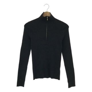 トゥデイフル(TODAYFUL)の【美品】  TODAYFUL / トゥデイフル | Halfzip Rib Knit ハーフジップリブニット | F | ブラック | レディース(ニット/セーター)