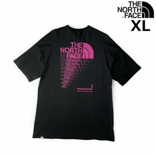 ザノースフェイス(THE NORTH FACE)のノースフェイス W 半袖 Tシャツ ワンピース US限定(XL)黒 180902(Tシャツ(半袖/袖なし))