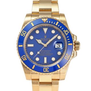 ロレックス(ROLEX)のロレックス ROLEX サブマリーナー デイト 116618LB ブルー/ドット文字盤 中古 腕時計 メンズ(腕時計(アナログ))