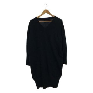 Rick Owens - Rick Owens / リックオウエンス | cashmere 100％ / カシミヤ リブスリーブ ニットワンピース | F | ブラック | レディース