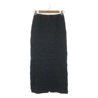 【美品】  aere / アエレ | russell wrinkles skirt ロングスカート | 36 | ブラック | レディース(ロングスカート)