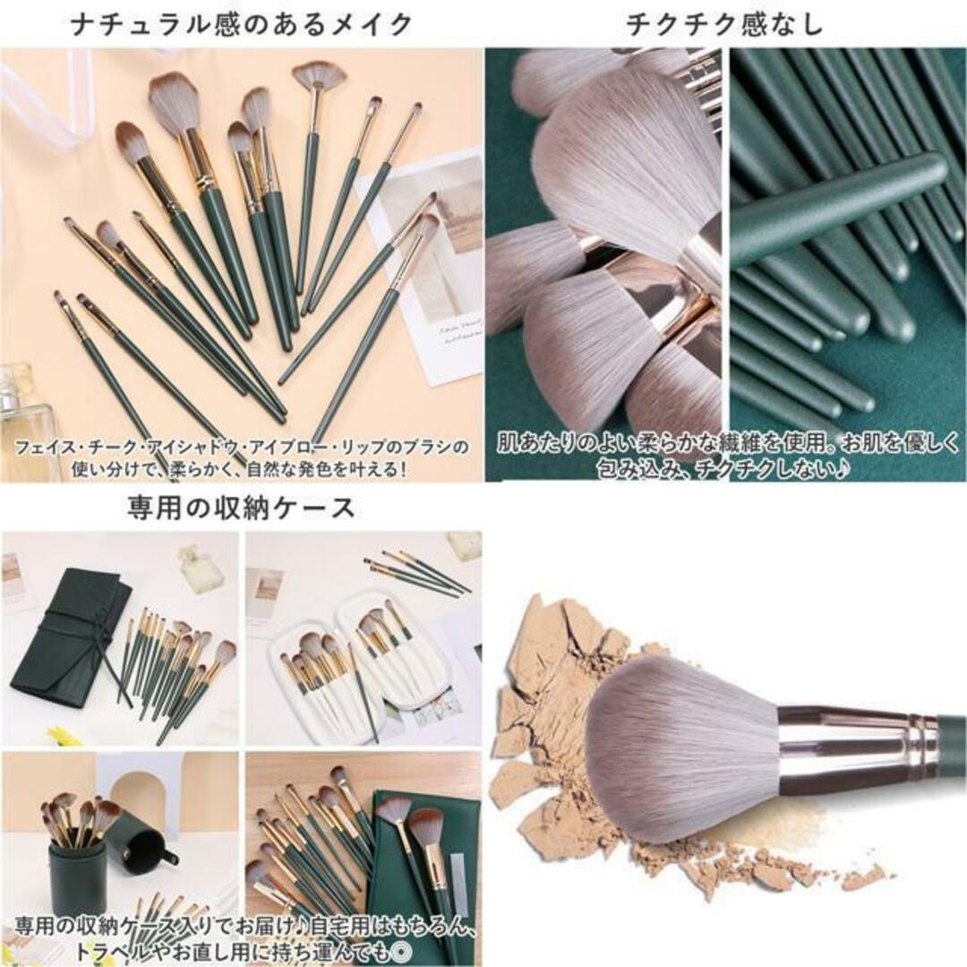 【並行輸入】メイクブラシセット メイク道具 mmakeup1225b005 コスメ/美容のメイク道具/ケアグッズ(ブラシ・チップ)の商品写真