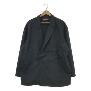 イズネス(is-ness)のis-ness / イズネス | HIGH COUNT CHAMBRAY DB JACKET ダブルジャケット | M | ブラック | メンズ(その他)