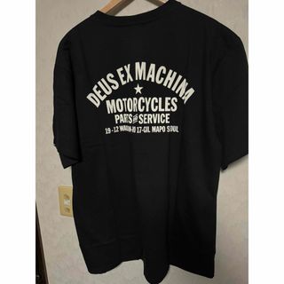 デウスエクスマキナ(Deus ex Machina)のDEUS デウス Tシャツ 韓国限定 XXL サイズ 新品 ブラック 弘大(Tシャツ/カットソー(半袖/袖なし))