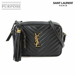 サンローラン(Saint Laurent)のサンローラン パリ SAINT LAURENT PARIS ルー カメラ バッグ ショルダー バッグ レザー ブラック 520534 ゴールド 金具 VLP 90231683(ショルダーバッグ)