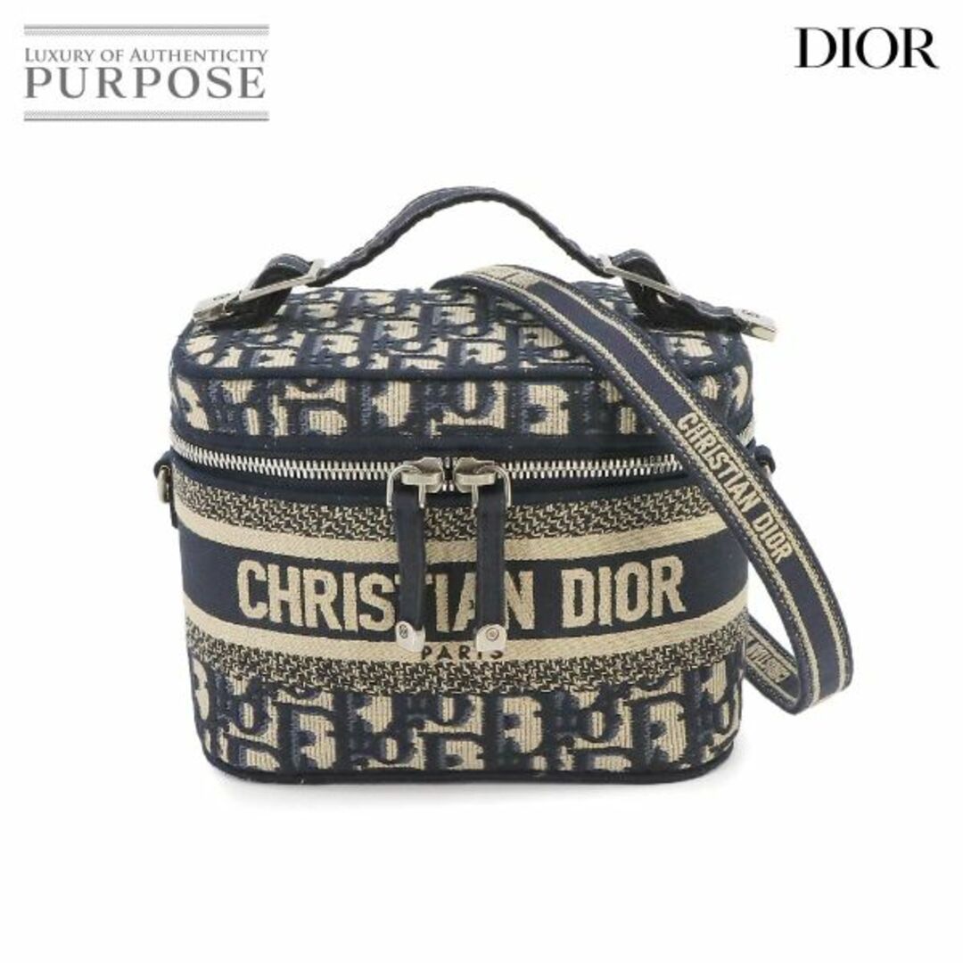 Christian Dior(クリスチャンディオール)の新品同様 クリスチャン ディオール Christian Dior オブリーク DIORTRAVEL バニティ スモール 2way ハンド ショルダー バッグ VLP 90231932 レディースのバッグ(ハンドバッグ)の商品写真