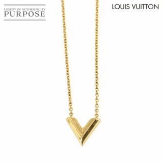 LOUIS VUITTON - 新品同様 ルイ ヴィトン LOUIS VUITTON ネックレス エセンシャルV ゴールド M61083 アクセサリー VLP 90231968