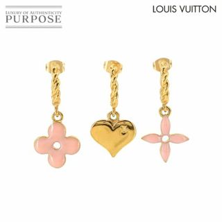 ルイ ヴィトン LOUIS VUITTON ブックレ ドレイユ スウィートモノグラム ピアス ゴールド ピンク M65754 VLP 90231970