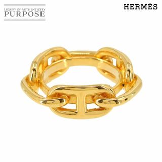 Hermes - 未使用 展示品 エルメス HERMES レガート ルガテ 90 シェーヌダンクル スカーフリング ゴールド アクセサリー VLP 90232002