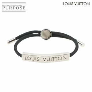 ルイヴィトン(LOUIS VUITTON)のルイ ヴィトン LOUIS VUITTON LV スペース ブレスレット ナイロン シルバー ブラック M00273 VLP 90232154(ブレスレット)