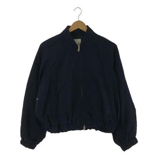 クラネ(CLANE)の【美品】  CLANE / クラネ | モード ジャージー ブルゾンジャケット | 1 | ネイビー | レディース(その他)