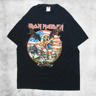 フルーツオブザルーム(FRUIT OF THE LOOM)のアイアンメイデン Tシャツ IRON MAIDEN バンドTシャツ Lサイズ(Tシャツ/カットソー(半袖/袖なし))