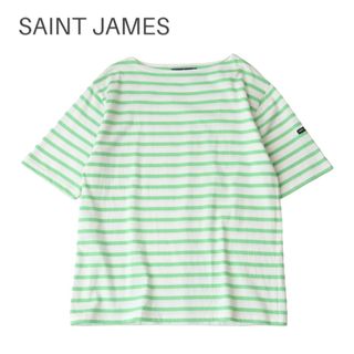 セントジェームス(SAINT JAMES)のSAINT JAMES コットンボートネックボーダーTシャツ piriac(カットソー(半袖/袖なし))