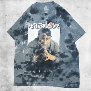 ヴィンテージ(VINTAGE)の2PAC Tシャツ Poetic Justice 古着 タイダイ柄 XLサイズ(Tシャツ/カットソー(半袖/袖なし))