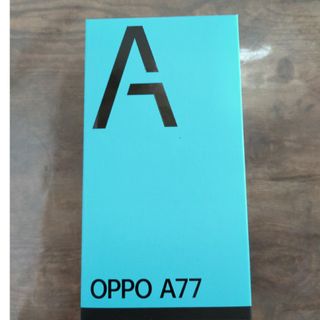 オッポ(OPPO)のOPPO A77 ブルー SIMフリー(スマートフォン本体)