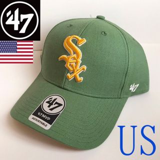 レア【新品】47brand キャップ ホワイトソックス USA グリーン