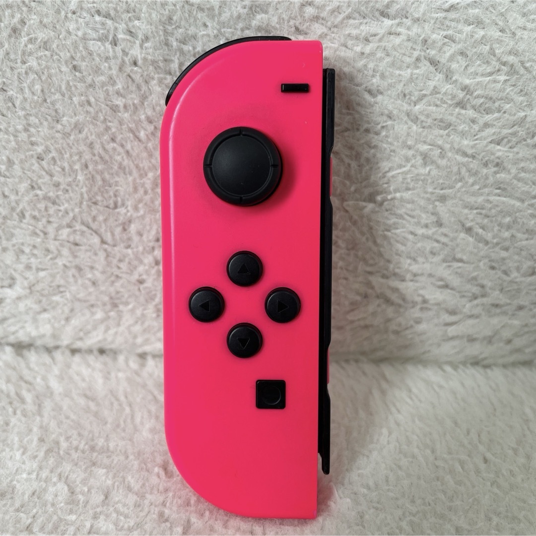 Nintendo Switch(ニンテンドースイッチ)のNintendo Switch ジョイコン 高耐久スティック交換済みネオンピンク エンタメ/ホビーのゲームソフト/ゲーム機本体(家庭用ゲーム機本体)の商品写真