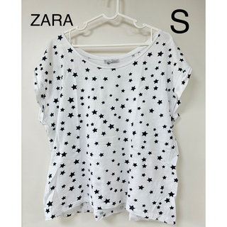 ザラ(ZARA)のZARA    S   星　Tシャツ(Tシャツ(半袖/袖なし))