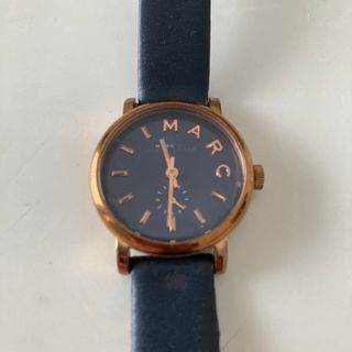 マークバイマークジェイコブス(MARC BY MARC JACOBS)の【ジャンク品】マークバイマークジェイコブス　腕時計　ネイビー(腕時計)