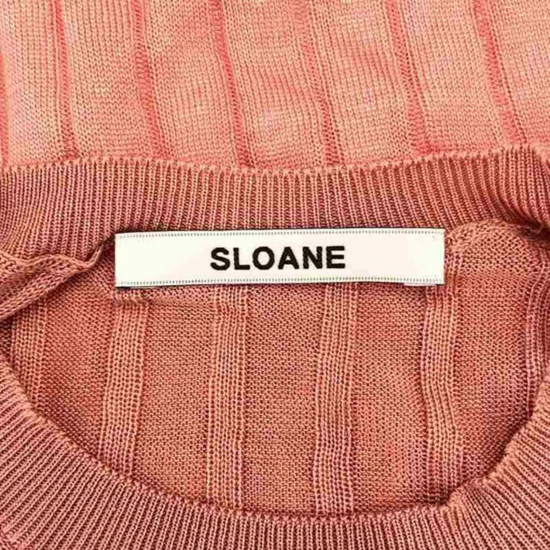 SLOANE(スローン)のSLOANE / スローン | 18G シルク ワイドリブ クルーネックニット | 3 | ピンク | レディース レディースのトップス(ニット/セーター)の商品写真