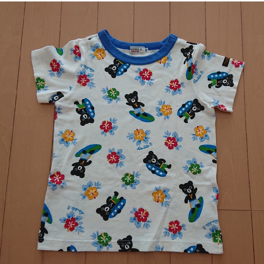 mikihouse(ミキハウス)のミキハウス ダブルB ビーくんサーフＴシャツ キッズ/ベビー/マタニティのキッズ服男の子用(90cm~)(Tシャツ/カットソー)の商品写真