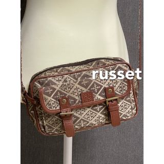 ラシット(Russet)のラシット　russet ナイロン　ショルダーバッグ　軽量　ブラウン(ショルダーバッグ)