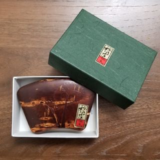 樺細工　桜皮細工　扇型ケース　未使用品(その他)