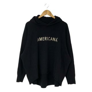 AMERICANA - Americana / アメリカーナ | コットン ロゴパーカー | ネイビー | レディース