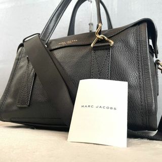 MARC JACOBS - 【極美品】 マークジェイコブス 2way トートバッグ 斜め掛け レザー 黒