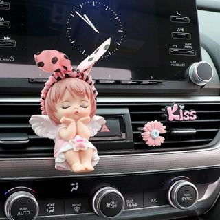 エアコンクリップ カーアクセサリー 車内アクセサリー 可愛い 女の子 芳香剤(車内アクセサリ)