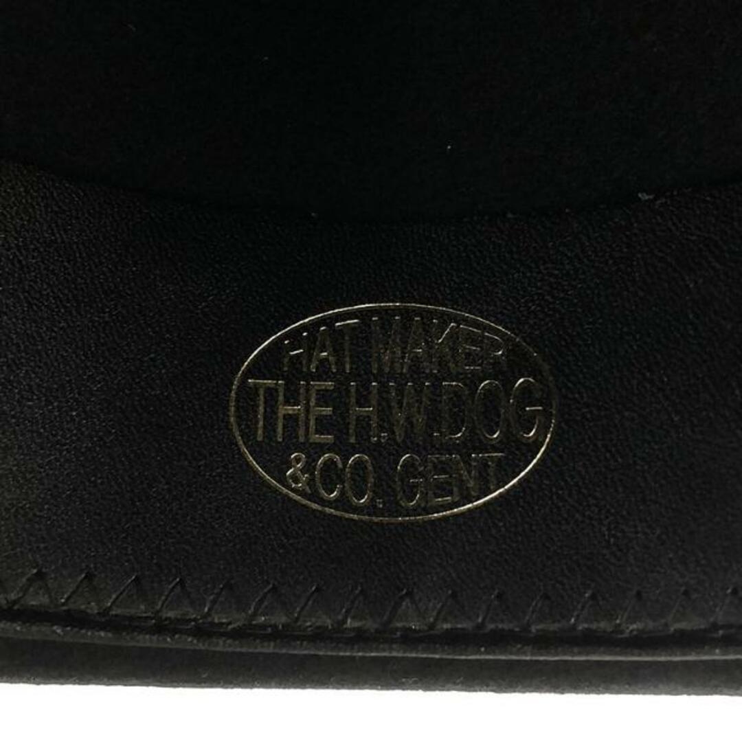 【新品】  THE H.W.DOG&CO. / ドッグアンドコー | POINT-H ウール ティアドロップ リボン 中折れハット | 34 | ブラック | メンズ メンズの帽子(その他)の商品写真