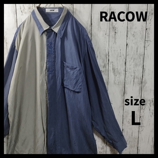 【RACOW】Pleats Cupra Drape Shirt(シャツ)