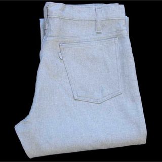 リーバイス(Levi's)の90s USA製 Levi'sリーバイス 517 ポリエステルパンツ 杢ライトブルー w33 L32★126 スタプレ ブーツカット フレア ビンテージ カントリー(その他)