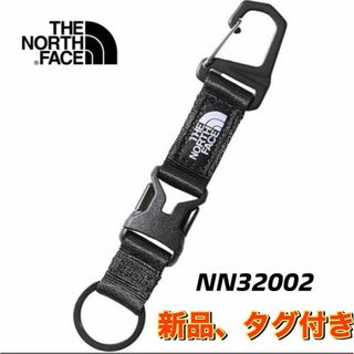 ザノースフェイス(THE NORTH FACE)の新品　ノースフェイス　キーキーパー ロング　ブラック NN32002キーホルダー(キーホルダー)