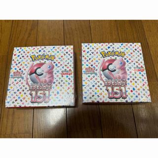 ポケモン(ポケモン)のポケモンカード151 2BOX シュリンク付き　未サーチ品(Box/デッキ/パック)