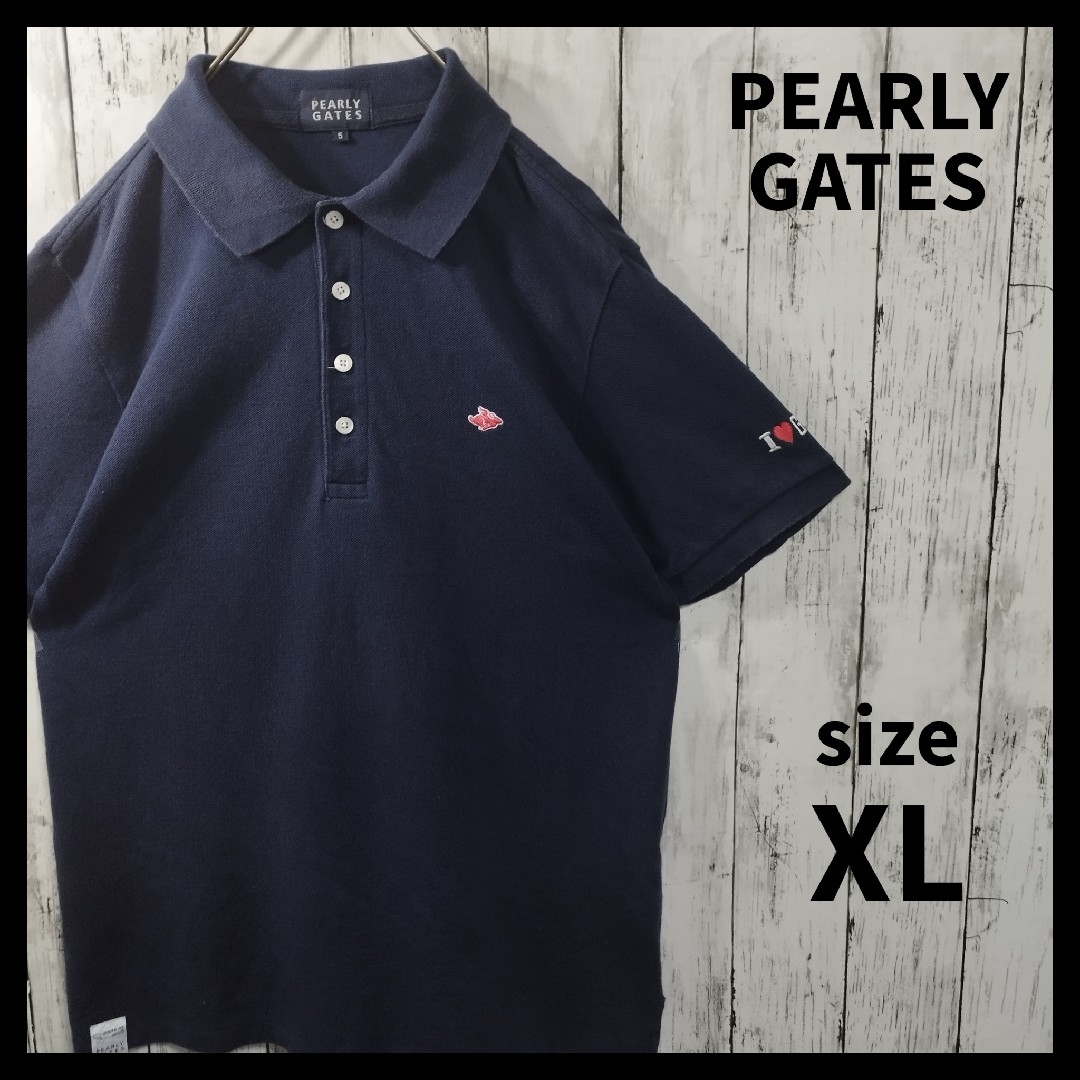 PEARLY GATES(パーリーゲイツ)の【PEARLY GATES】Onepoint Polo Shirt　D973 メンズのトップス(ポロシャツ)の商品写真
