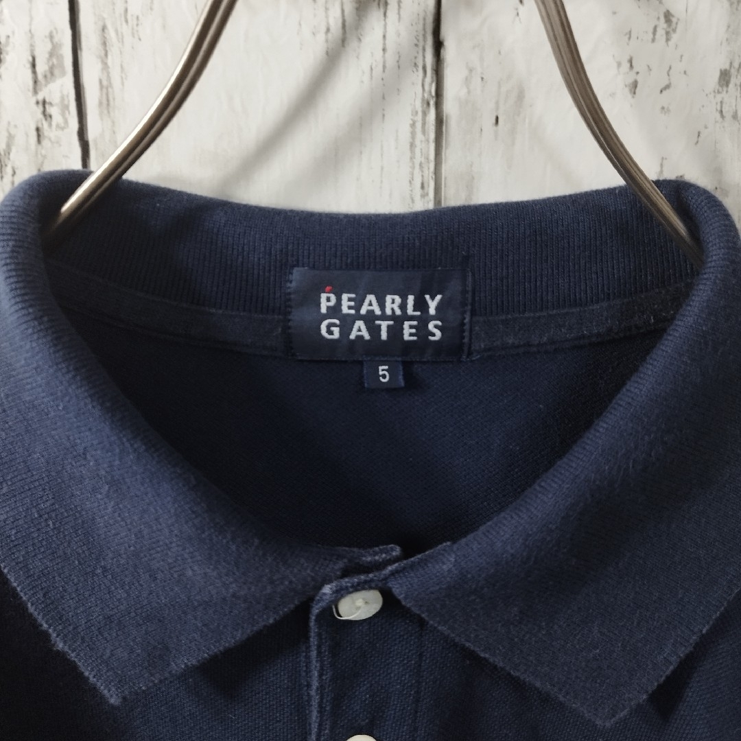 PEARLY GATES(パーリーゲイツ)の【PEARLY GATES】Onepoint Polo Shirt　D973 メンズのトップス(ポロシャツ)の商品写真