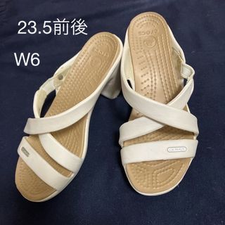 クロックス(crocs)のクロックス   サイプラス  サンダル　ヒール　W6(サンダル)