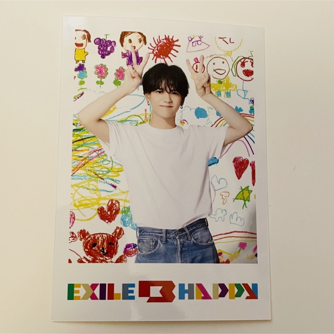 EXILE B HAPPY 中島颯太 チェキ風カード FANTASTICS エンタメ/ホビーのタレントグッズ(ミュージシャン)の商品写真
