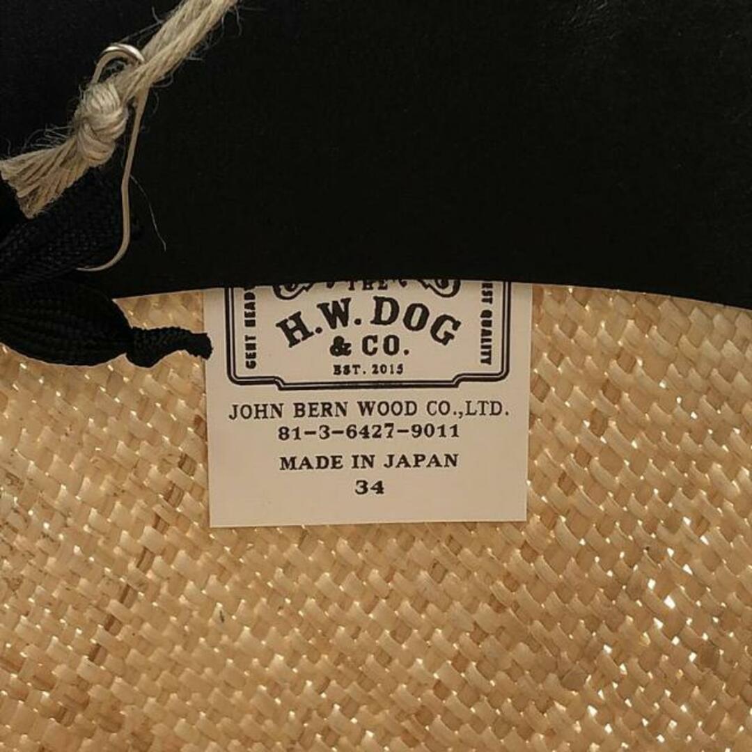 【新品】  THE H.W.DOG&CO. / ドッグアンドコー | 972 BAO HAT リボン ストローハット | 34 | ナチュラル | メンズ メンズの帽子(その他)の商品写真