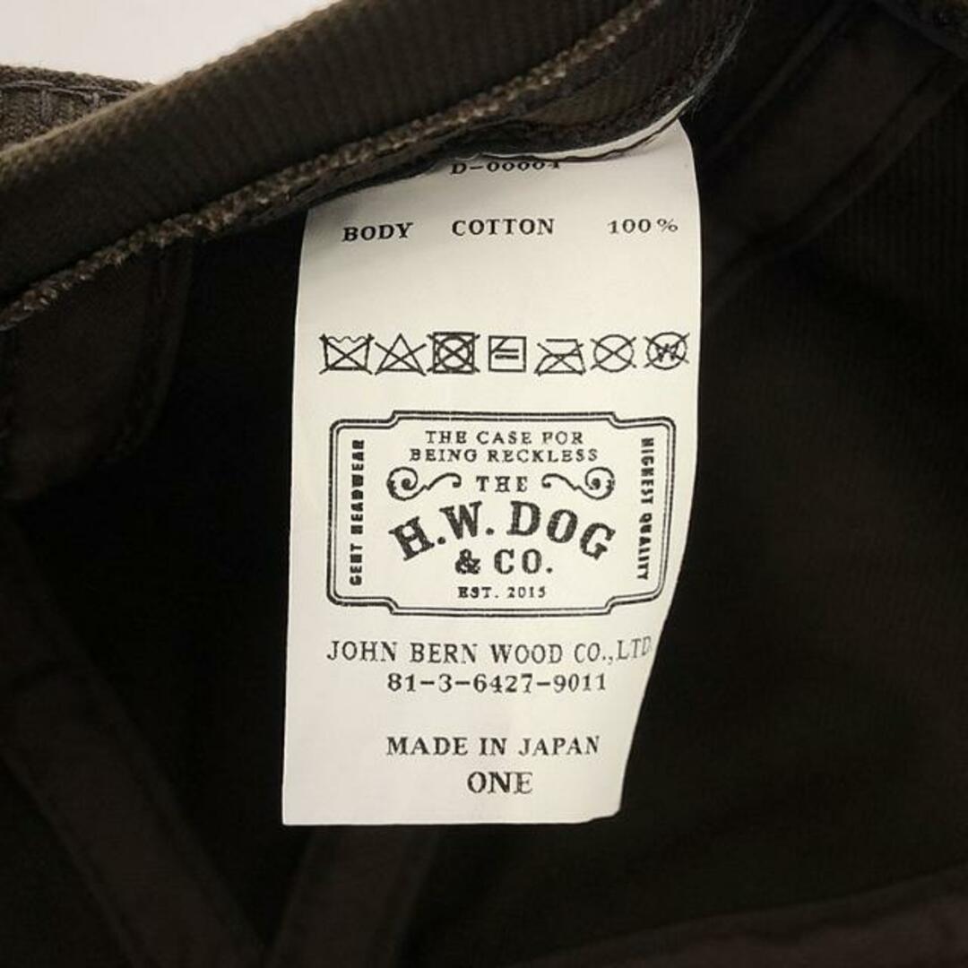 【美品】  THE H.W.DOG&CO. / ドッグアンドコー | ロゴプリント トラッカーキャップ | ONE | カーキ | メンズ メンズの帽子(その他)の商品写真