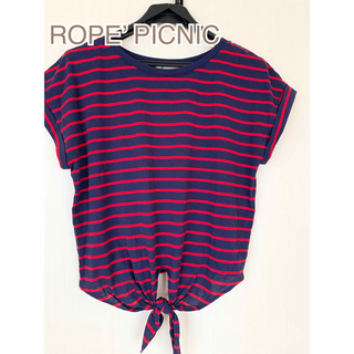 ロペピクニック(Rope' Picnic)のロペピクニック/半袖カットソー　Tシャツ/M/ボーダー(Tシャツ/カットソー(半袖/袖なし))