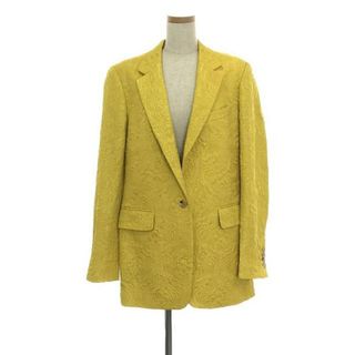 ドリスヴァンノッテン(DRIES VAN NOTEN)のDRIES VAN NOTEN / ドリスヴァンノッテン | 2018AW | Jacquard Blazer  総柄 ジャケット | 38 | イエロー | レディース(その他)