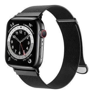 Apple Watch ベルトステンレス留め金製 長さ調節 強力な磁 通気(金属ベルト)