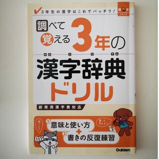 調べて覚える３年の漢字辞典ドリル