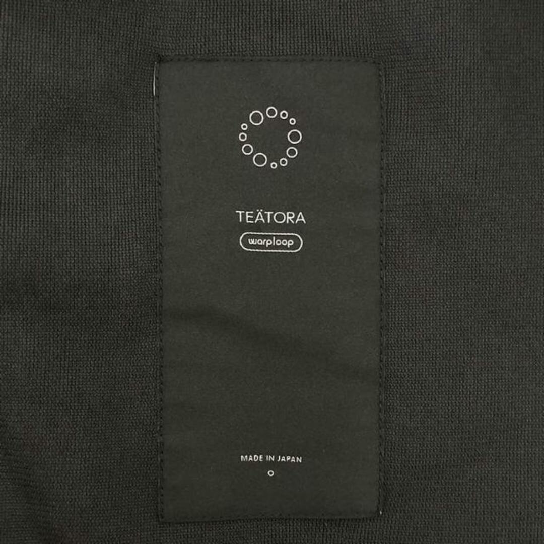 TEATORA(テアトラ)の【新品】  TEATORA / テアトラ | CARTRIDGE HOODIE F/Z WARPLOOP / カートリッジ ジップパーカー | 1 | black | メンズ メンズのトップス(スウェット)の商品写真