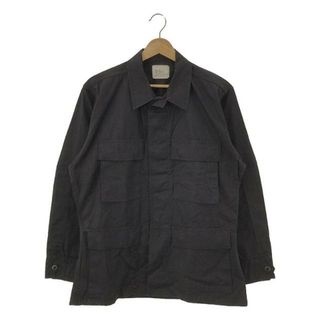 VINTAGE / ヴィンテージ古着 | 90s U.S.ARMY アメリカ軍 BLACK 357 BDU JACKET ナイロン コットン リップストップ ミリタリージャケット | SMALL SHORT | ブラック | メンズ(その他)