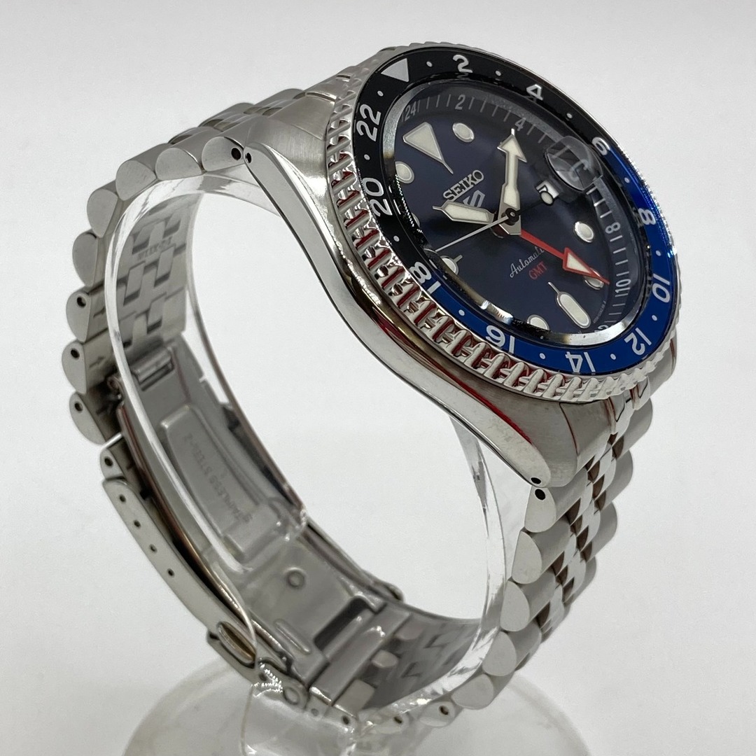 SEIKO(セイコー)の◎◎SEIKO セイコー 5スポーツ GMT 自動巻 メンズ 腕時計 箱付 4R34-00A0 メンズの時計(腕時計(アナログ))の商品写真