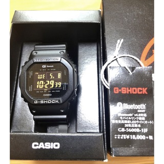 ジーショック(G-SHOCK)のCASIO◆クォーツ腕時計・G-SHOCK/GB-5600B-1BJF(腕時計(デジタル))