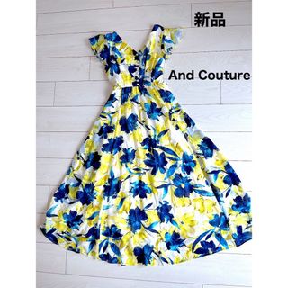 And Couture - 【新品】アンドクチュール　花柄　ワンピース